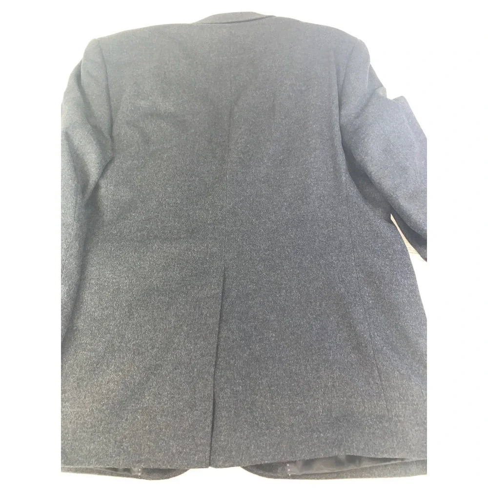 Tommy Hilfiger Mens Blazer Charcoal Gray Heather Two Button Sport Coat Jacket